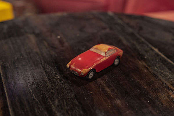 ferrari 330gt balsa wood model